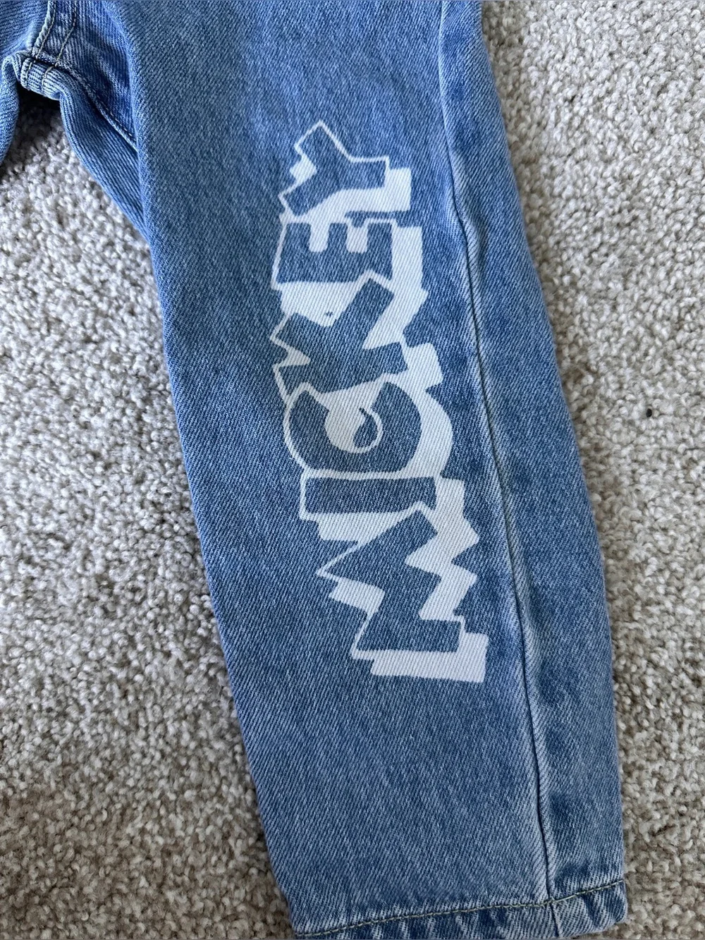 Zara Kids Two-Piece Mickey Mouse Denim Set